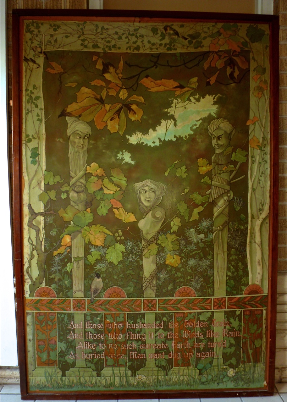  Painting at Barney's from Rubaiyat