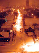 Snowy Night On Kane Place