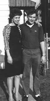 Zone II Fiction Pic: Lorri & Donnie Near Her Back Door; Early Date